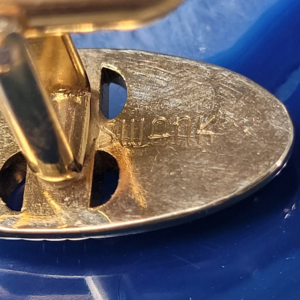 SWANK Gold Cufflinks